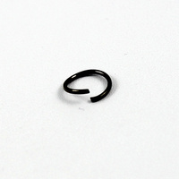 10mm Round Jump Rings - Brass Base - Gunmetal