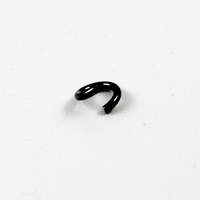 8mm x 1.4mm Round Jump Rings - Steel Base - Gunmetal