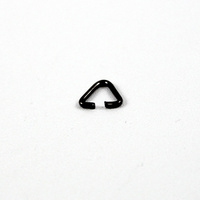 Triangle Jump Ring - Steel Base - Gunmetal