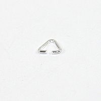 Triangle Jump Ring - Steel - Silver