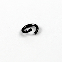 10mm x 1.5mm Round Jump Rings - Steel Base - Gunmetal