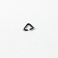 Triangle Jump Ring - Brass Based - Gunmetal