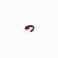 6mm x 1mm Round Jump Rings - Steel Base - Copper