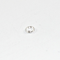 5mm Steel Split Rings - Silver