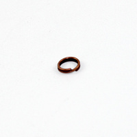 6mm Steel Split Rings - Antique Copper