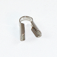 Necklet Ending - Glue on - Antique Silver