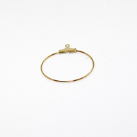 25mm Hoop - Gold