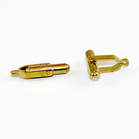 Cuff Link Base - Brass