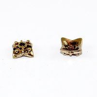 Lantern Bead Cap - Antique Gold