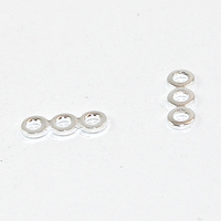 3 Hole Round Spacer Bars - Silver