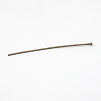 51mm x 0.7mm Head Pin - Antique Bronze