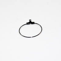25mm Hoop - Black Nickel
