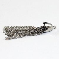 Chain Tassel - Nickel