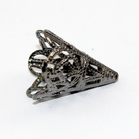 Wide Filigree Cone - Gunmetal
