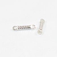 14mm Twisted Connector - Silver