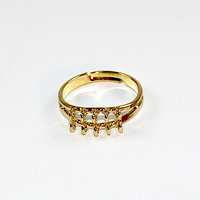 10 Loop Ring Shank - Gold