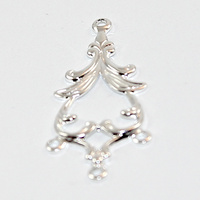 1:3 Drop Filagree Narrow - Silver