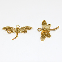 Dragonfly Charm - Gold