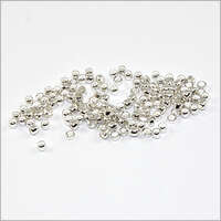Micro Brass Crimps –  2mm - Silver - Pack of 100
