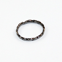 15mm Wriggle Closed Ring - Brass - Gunmetal