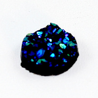 12mm "Druzy" Resin Cabochon - Bermuda Blue