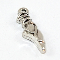 Ballet Shoes - Antique Silver