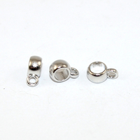 6mm Plain Hanger - Antique Silver