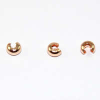 4mm Crimp Cover - Rose Gold - Pack of 100