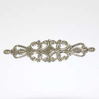 Pack of 4 - Deco Inspired Filigree - Antique Silver