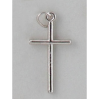Crosses & Crucifixes - Cross 25mm  - Silver Oxide