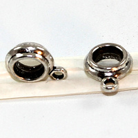 10mm Donut Hanger - Antique Silver 