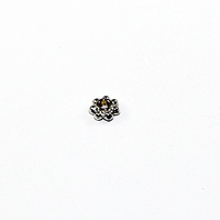 4.5mm Daisy Spacer Bead - Antique Silver - Bag of 100 - Discontinued