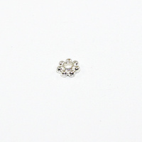 5mm Daisy Spacer Bead - Silver  - Bag of 100 - Discontinued
