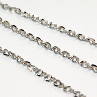 5mm Twist Chain - Platinum - sold in 10cm increments