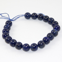 10mm Lapis Lazuli Bead Strand - Blue