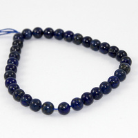 6mm Lapis Lazuli Bead Strand - Blue