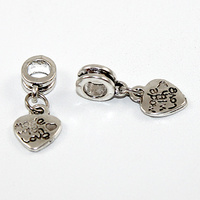 Made with Love Charm on Euro Hanger 