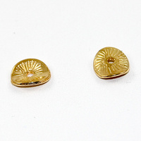 9.5mm x 8.5mm Twist Spacer - Bright Gold 