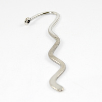 86mm Wavy Bookmark - Platinum