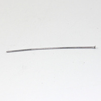 50mm x 0.8mm Head pin with a 1.2mm head - Stainless Steel
