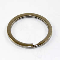 30mm Split Keyring - Antique Silver