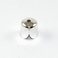 4 Petal Bead Cap - Silver