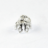 7 Point Pendant Bail - Silver