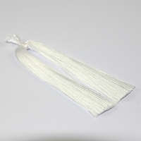 85mm Nylon Tassel - White