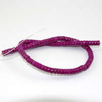 4mm x 8mm Dyed Heishi Turquoise Beads - 38cm Strand - Purple