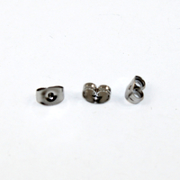 Stud Earring Back - Butterfly - Pair - 316 Surgical Steel Steel