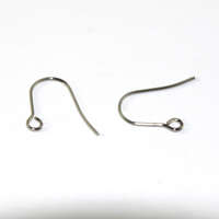 Plain Ear Hook - Stainless Steel - Pair