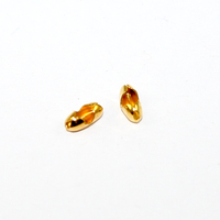 1.5mm Ball Chain Connector - Gold