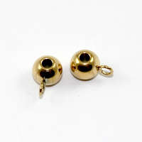 5mm x 9mm Ball Hanger - Gold