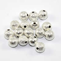 8mm Star Dust Bead - Silver